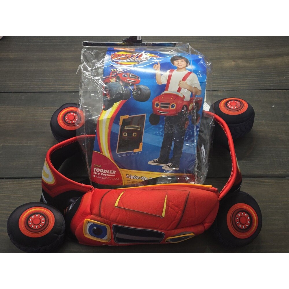 Blaze And the Monster Machine truck costume Halloween CAR Light Up Toddler OS